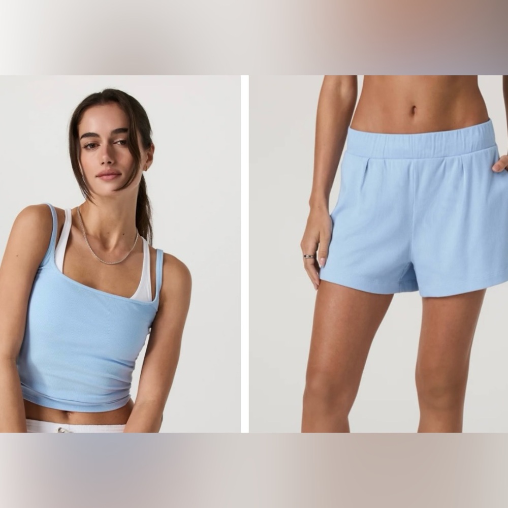 Vuori Sky Blue Women's Performance Shorts
